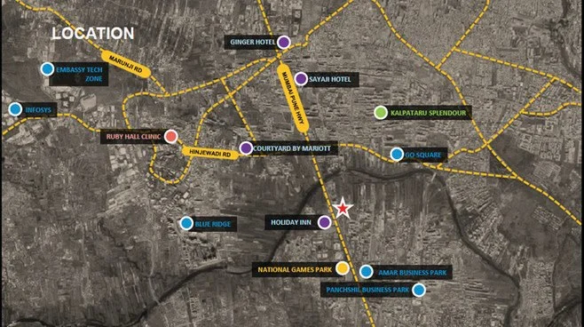 27 West Balewadi Location Map